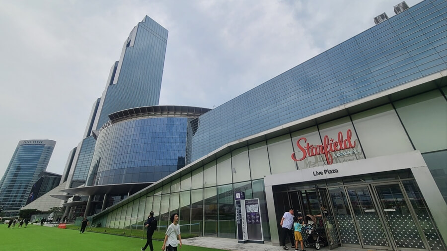 Starfield mall está con Coex y tradecenter en Gangnam