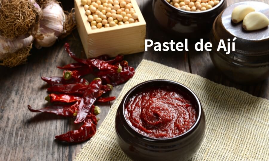 Gochujang, el pastel de aji necesita la soja fermentada también