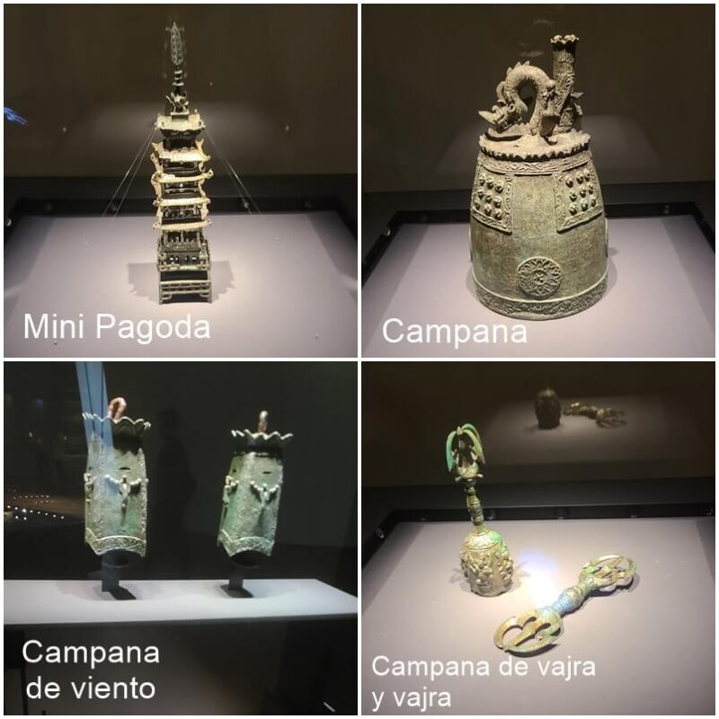 Los artesanias budistas de metal o bronce