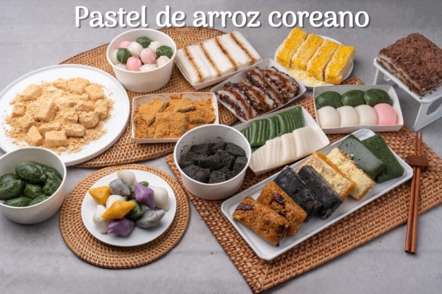 Pastel de arroz coreano favorito